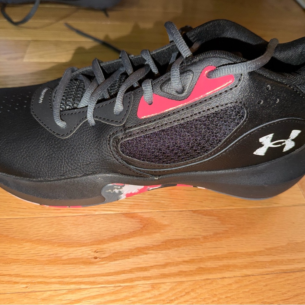 Under Armour Black and Pink Sneakers